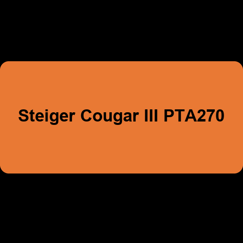 Steiger Cougar III PTA270